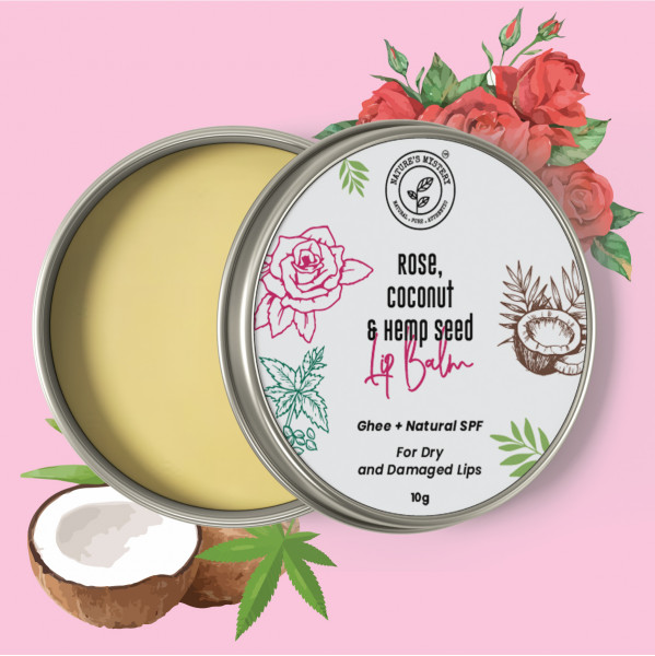 Rose, Coconut & Hemp Seed Lip Balm