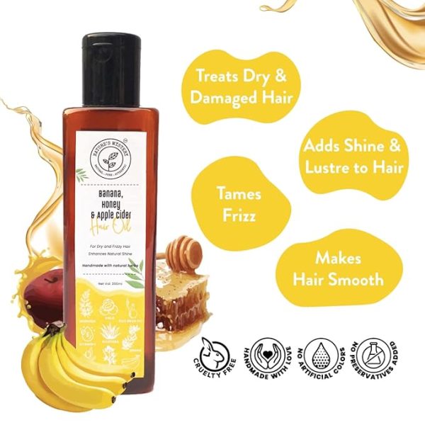 Banana, Honey and Apple Cider Oil 100 ml - Image 2